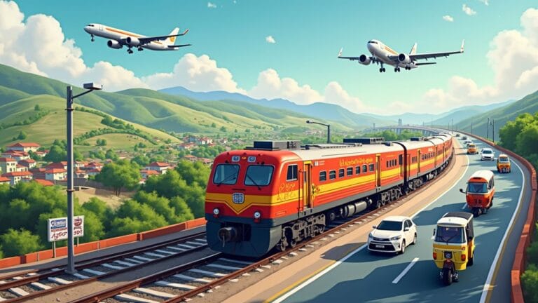 How to Reach Popular Destinations in India: Air, Train, and Road Options